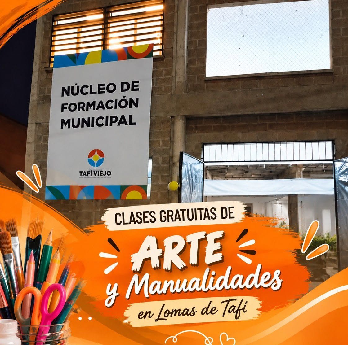 Clases gratuitas de Arte y Manualidades en Lomas de Tafí: días, horarios y requisitos