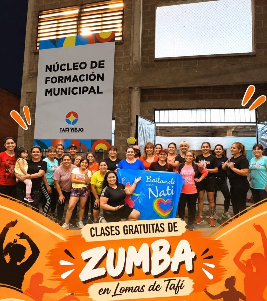 Viernes a puro ritmo: continúan las clases gratuitas de Zumba en Lomas de Tafí