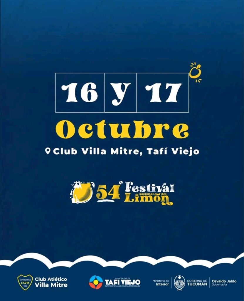 Tafí Viejo palpita la 54.ª edición del Festival Nacional del Limón