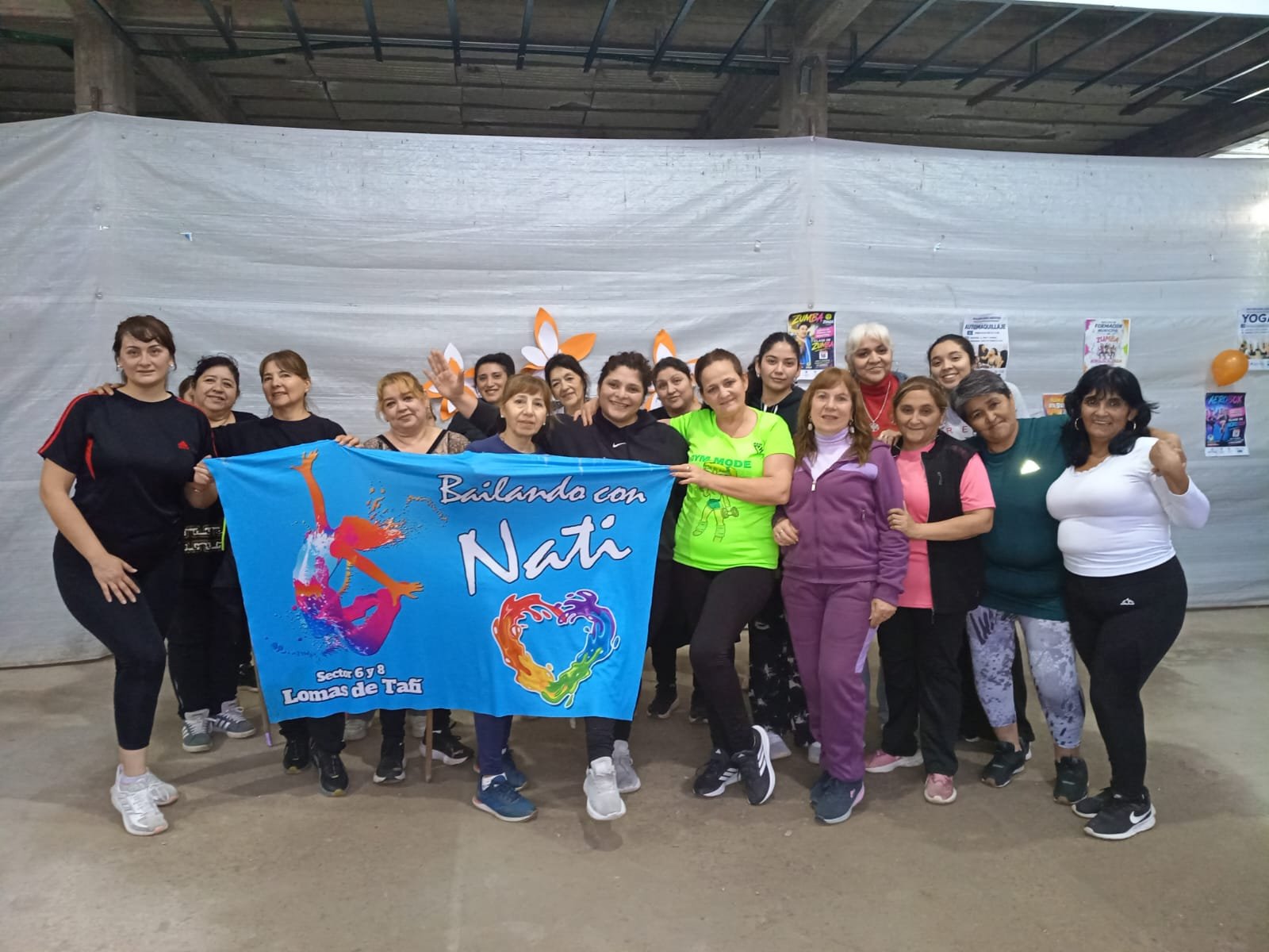 El Núcleo de Formación Municipal ofrece clases semanales de zumba en Lomas de Tafí